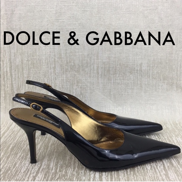 Dolce & Gabbana Shoes - ⭐️ DOLCE & GABBANA PATENT LEATHER HEELS 💯AUTH